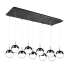 Kuzco Lighting MP402801BC-10 Pluto LED Multi Pendant in Black Chrome