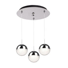 Kuzco Lighting MP402801CH-03 Pluto LED Multi Pendant in Chrome