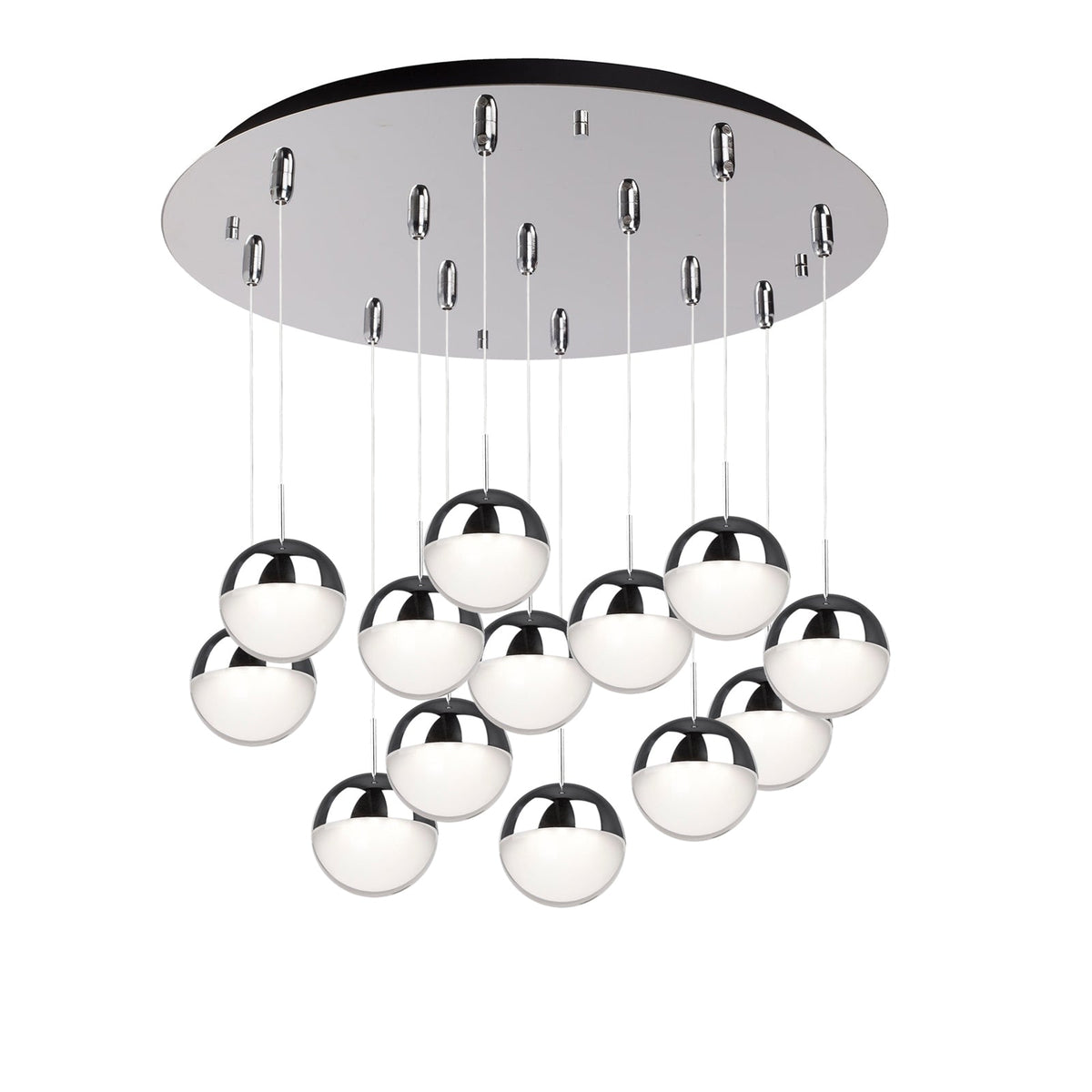 Kuzco Lighting MP402801CH-13 Pluto LED Multi Pendant in Chrome