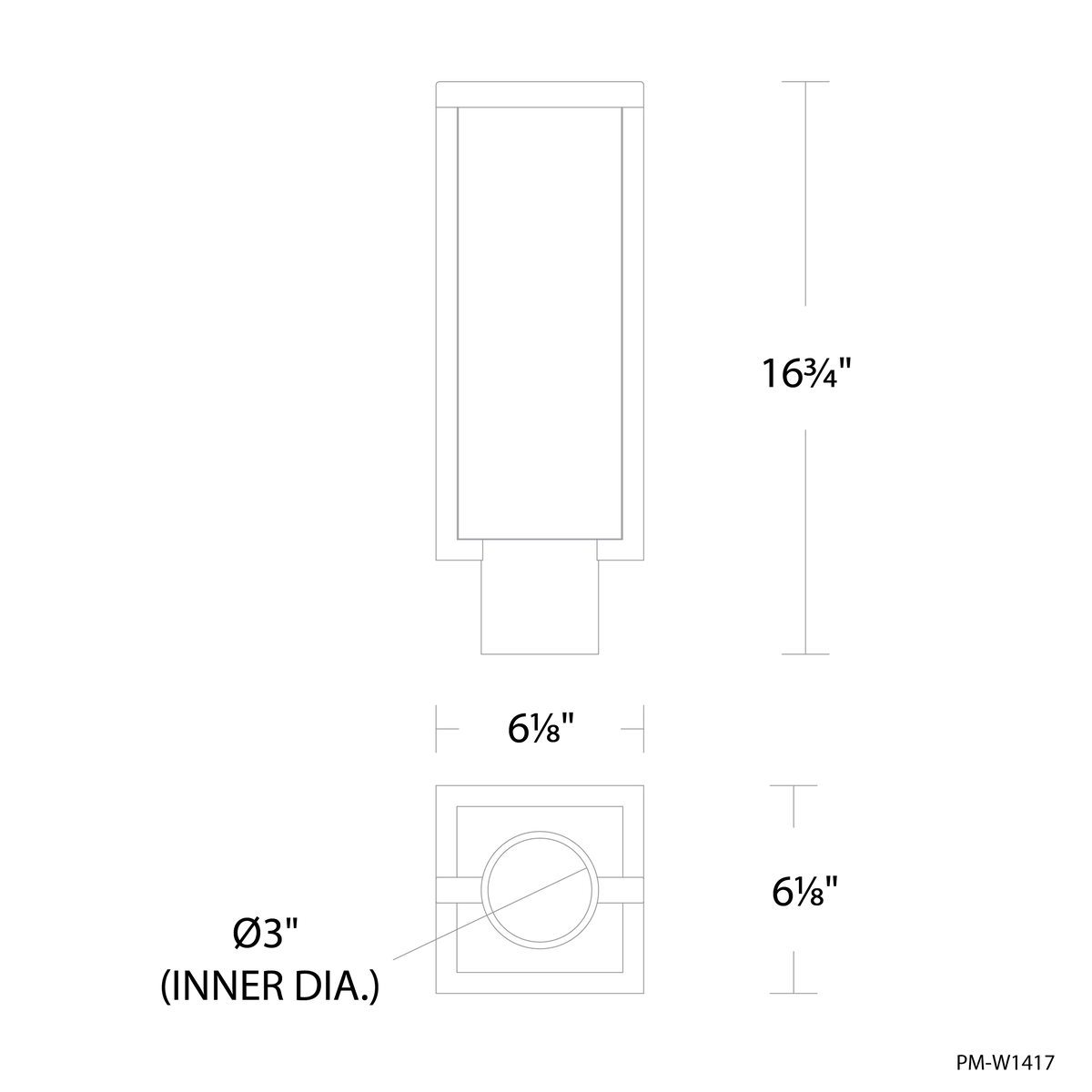 Ledge LED Outdoor Post Mount