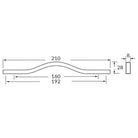 Rocheleau - POI-C81115-160-35 - Arche Pull - Arche - Satin Nickel