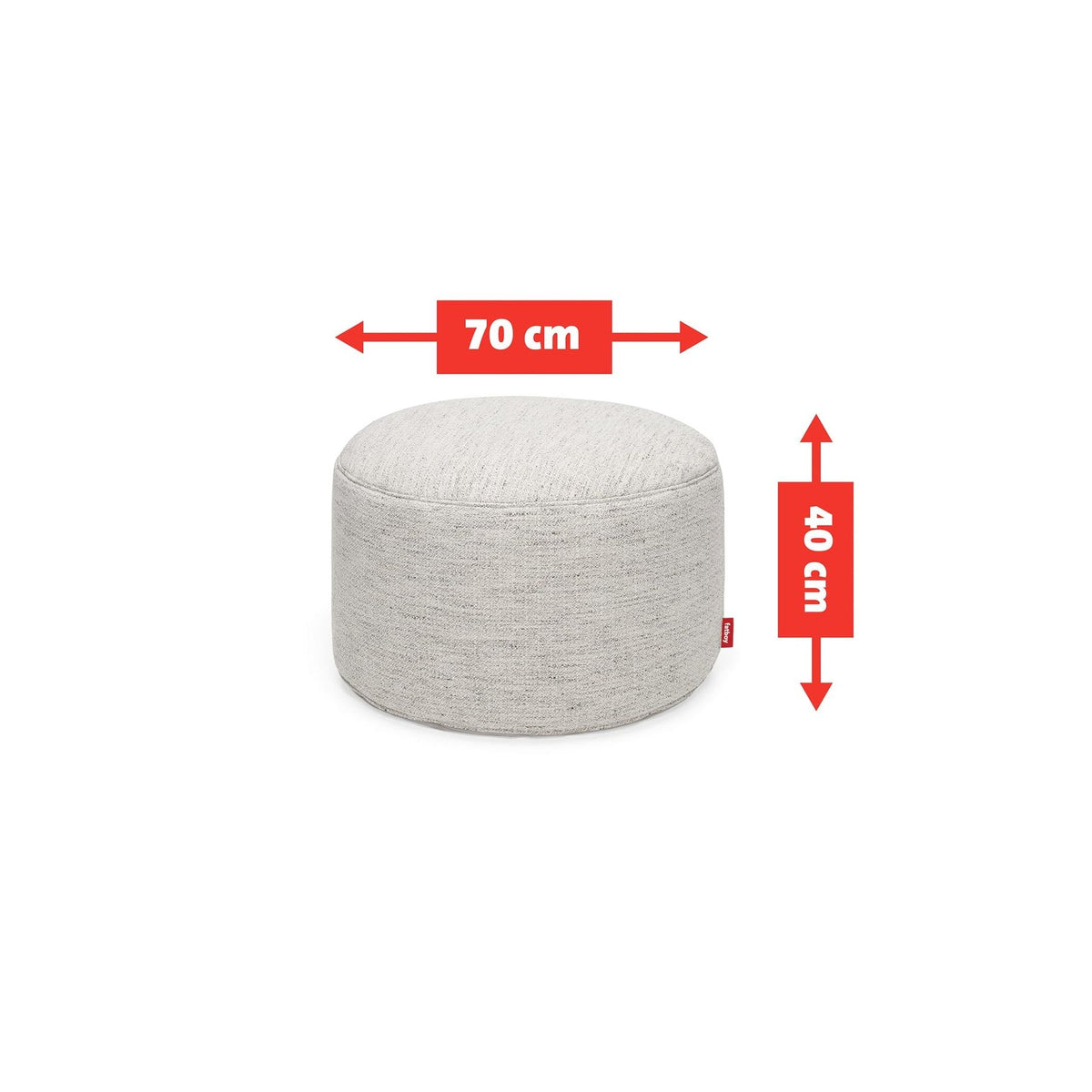 Pouf et repose-pieds Point Large Mingle<br> Utilisation intérieure