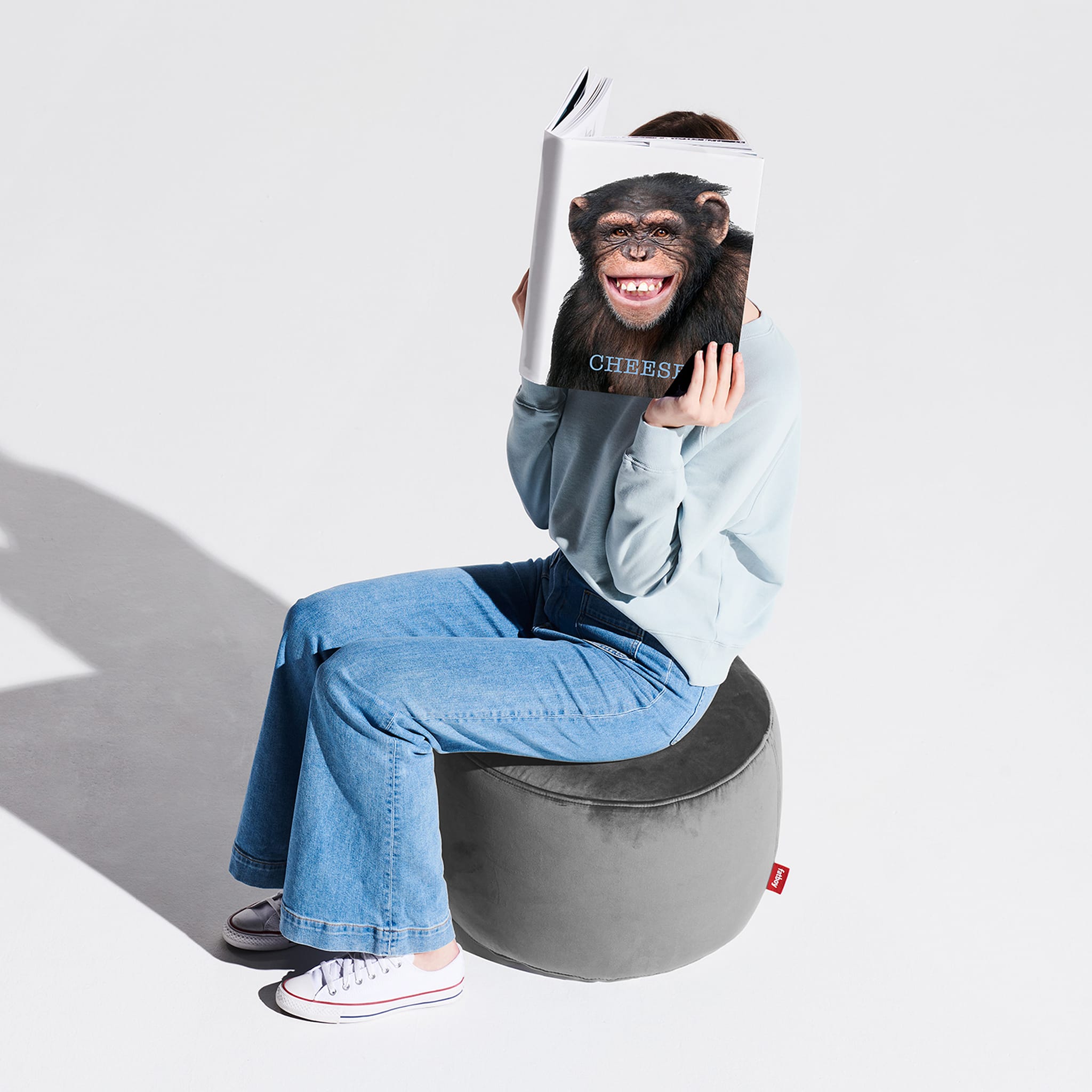 Pouf et repose-pieds Point Velvet<br> Utilisation intérieure