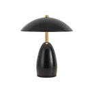 Alora Canada - TL437409GBK - LED Lampe de table - Coquelicot - Noir brillant