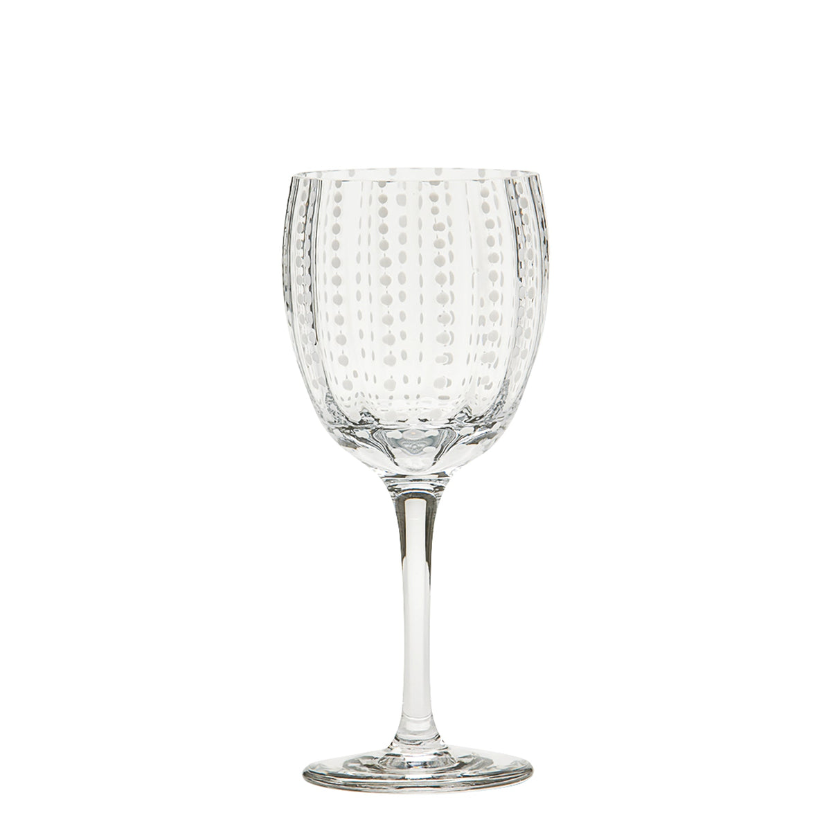 Zafferano America PR00601HS2 Perle Wine Goblet in Transparent