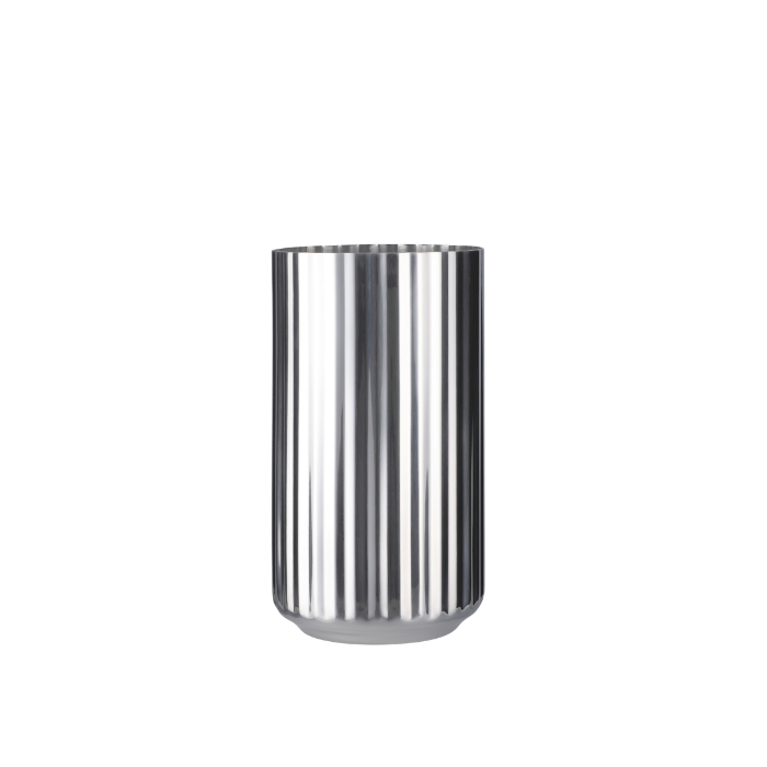 Lyngby Porcelæn 202301 Lyngby Vase in Steel