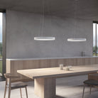 Sonneman 3745.03 Pi LED Rond Suspension en blanc satiné