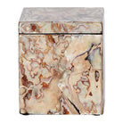 Pigeon and Poodle PP000184 Adana Bath Canister in Marbelized Shell