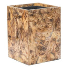 Pigeon and Poodle PP000191 Adana Wastebasket (Square) in Marbelized Shell