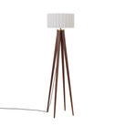 Lampadaire Nova of California 2012862WH Quattro Scallop en frêne naturel