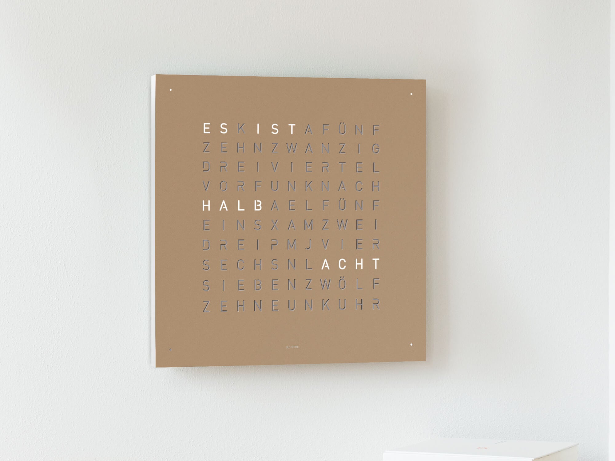 QLOCKTWO QT4SS QLOCKTWO EARTH 45 Steel Series
