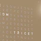 QLOCKTWO FCHAPC QLOCKTWO Earth 45 Couvercle avant Noisette