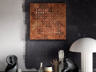 QLOCKTWO QT4RT QLOCKTWO EARTH 45 Édition Créateur Rouille