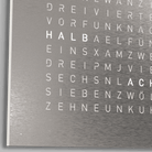 QLOCKTWO QT4SS QLOCKTWO EARTH 45 Steel Series