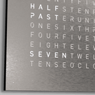 QLOCKTWO QT4SS QLOCKTWO EARTH 45 Steel Series