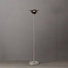 Lampe sur pied fine Rancho Mirage de Nova of California 2038851MS en nickel satiné