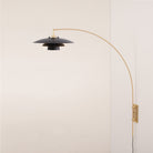 Nova of California 3028836MG Wall Mounted Rancho Mirage Arc Lamp in Weathered Brass