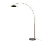 Lampe à arc Rancho Mirage 2118818MG de Nova of California, en laiton vieilli