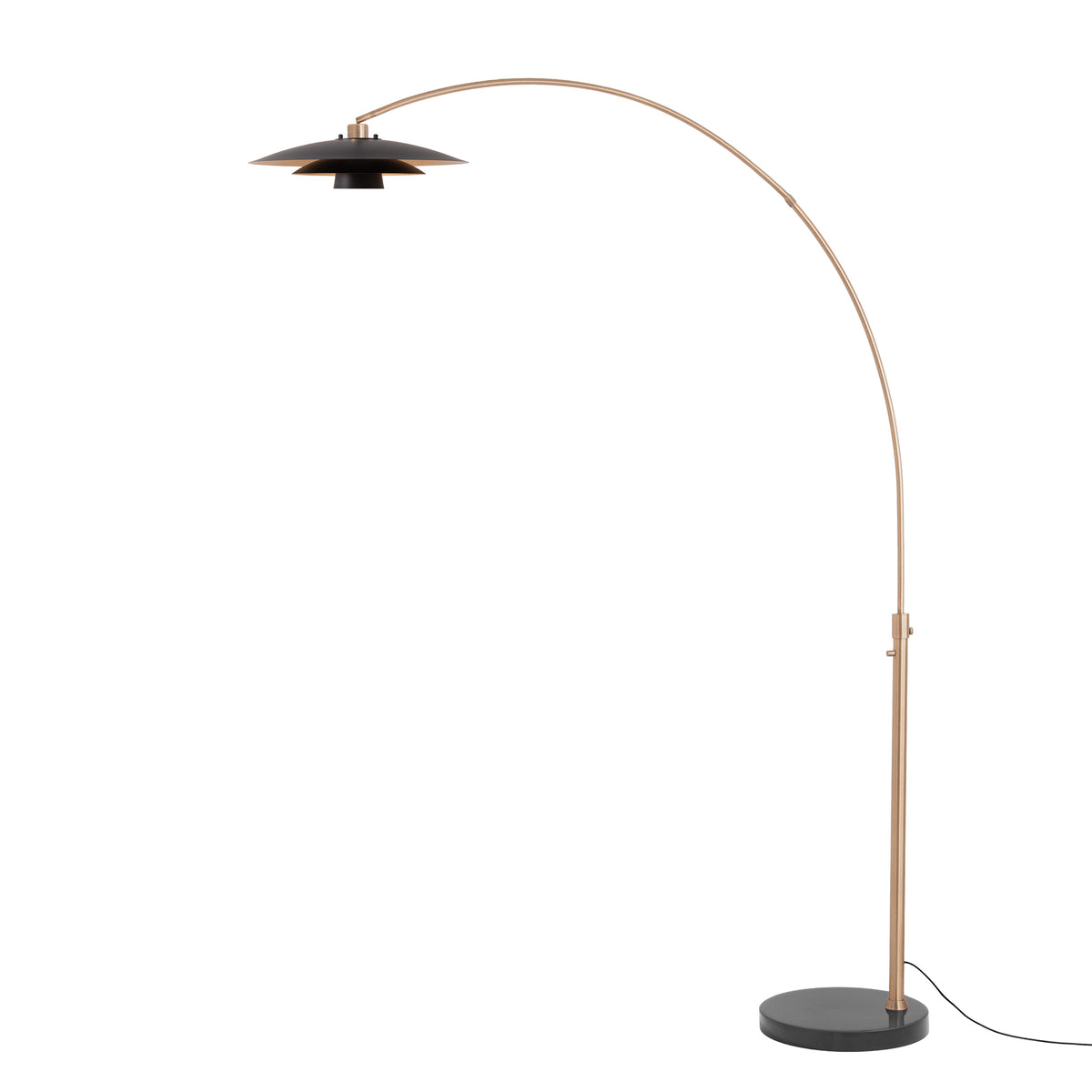 Lampe à arc Rancho Mirage 2118818MG de Nova of California, en laiton vieilli