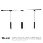 Kit d'éclairage de plafond LED Kuzco Lighting TR3C-P71602-BG Trilo - Remuda en or brossé
