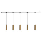 Kit d'éclairage de plafond LED Trilo TR5C4-P71602-BG de Kuzco Lighting - Remuda en or brossé