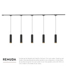 Kit d'éclairage de plafond LED Kuzco Lighting TR5C-P71602-BG Trilo - Remuda en or brossé