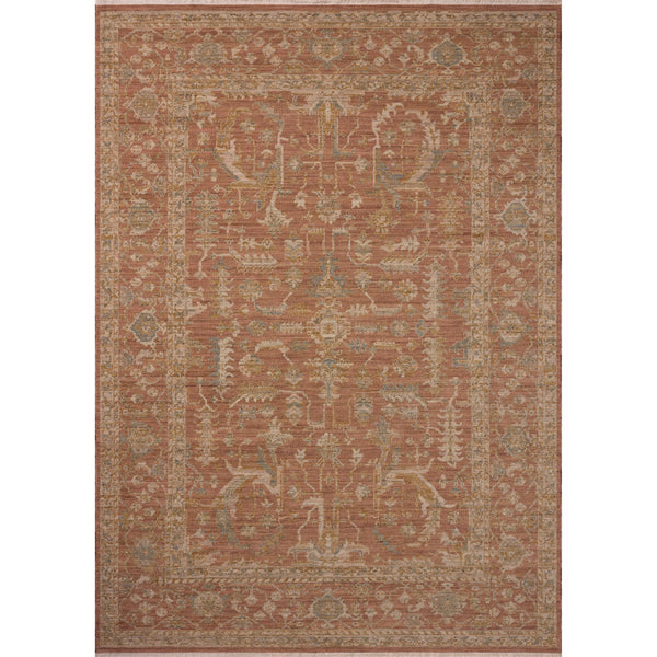 Tapis Reign REN-07 Terracotta / Sky
