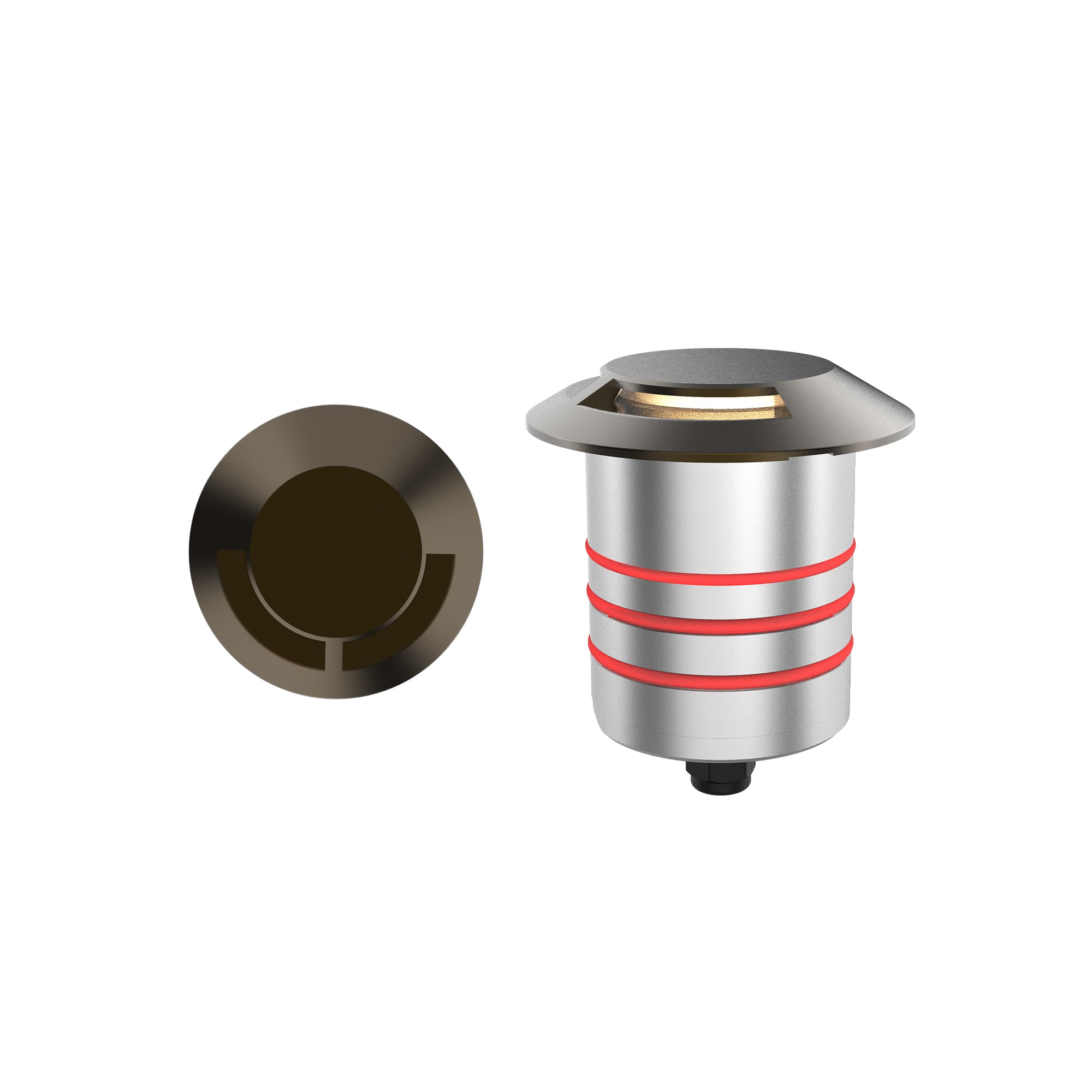 W.A.C. Canada - RM-2091-30-BS - LED Inground Indicator Light - Indicator - Bronze Stainless Steel