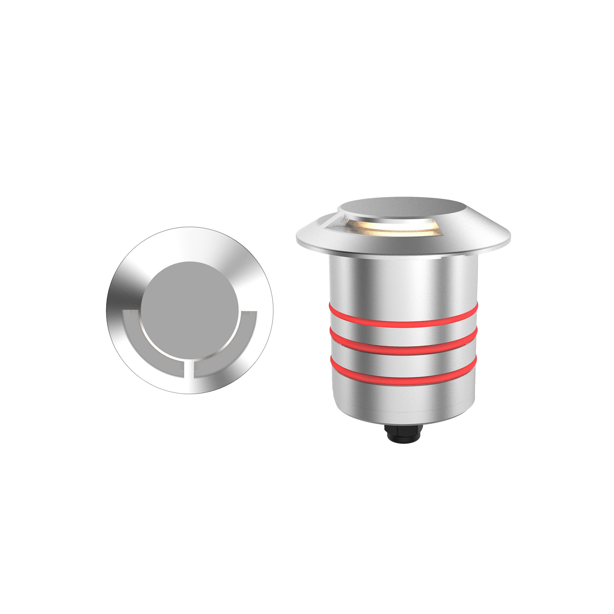 W.A.C. Canada - RM-2091-30-SS - LED Inground Indicator Light - Indicator - Stainless Steel