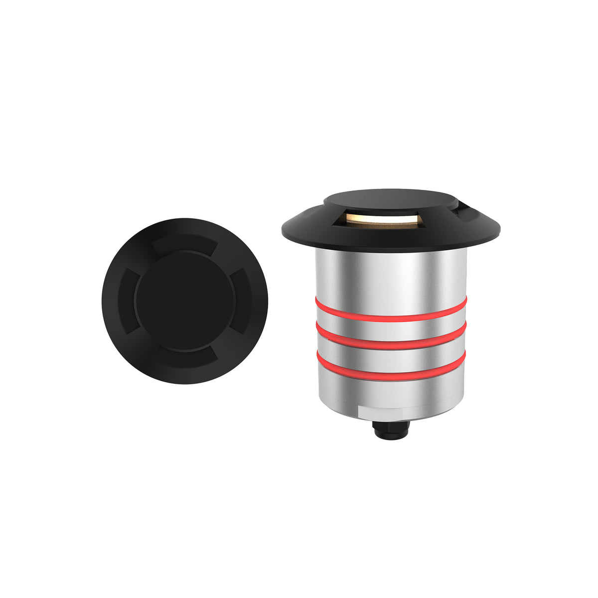 W.A.C. Canada - RM-2101-27-BK - LED Inground Indicator Light - Indicator - Black