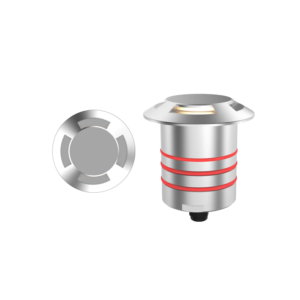 W.A.C. Canada - RM-2101-27-SS - LED Inground Indicator Light - Indicator - Stainless Steel