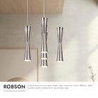 Kuzco Lighting MP42502BK-05 Robson LED Multi Pendant in Black