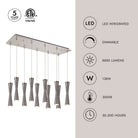 Kuzco Lighting MP42502BK-10 Robson LED Multi Pendant in Black