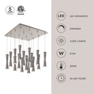 Kuzco Lighting MP42502BK-16 Robson LED Multi Pendant in Black