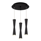 Kuzco Lighting MP42502BK-03 Robson LED Multi Pendant in Black