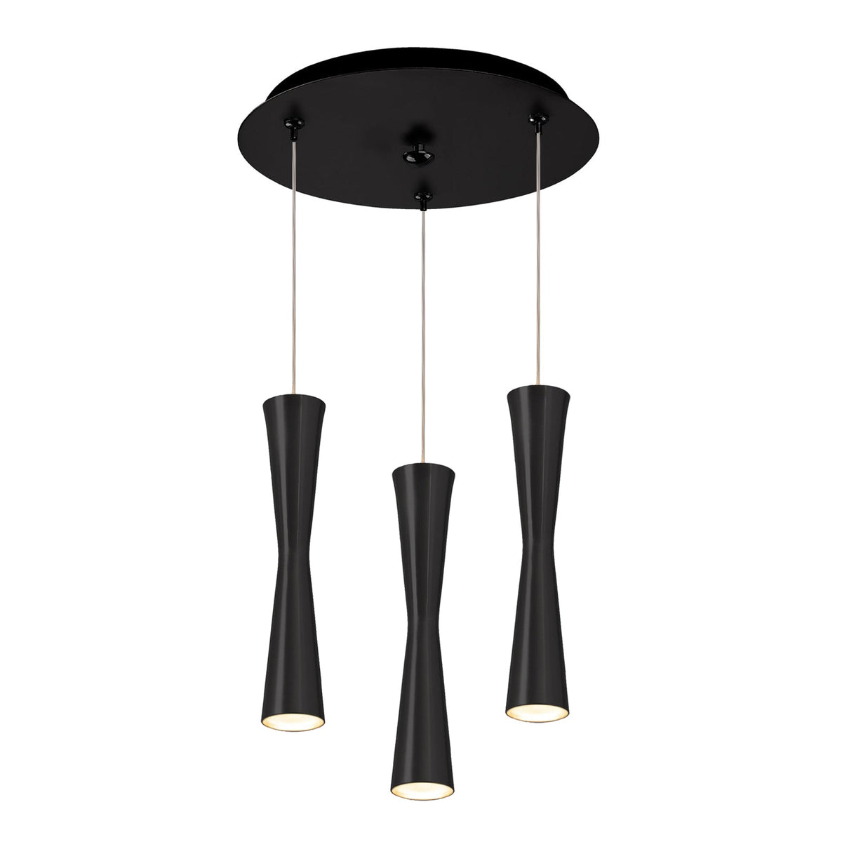 Kuzco Lighting MP42502BK-03 Robson LED Multi Pendant in Black