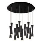 Kuzco Lighting MP42502BK-13 Robson LED Multi Pendant in Black