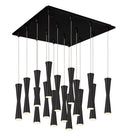 Kuzco Lighting MP42502BK-16 Robson LED Multi Pendant in Black