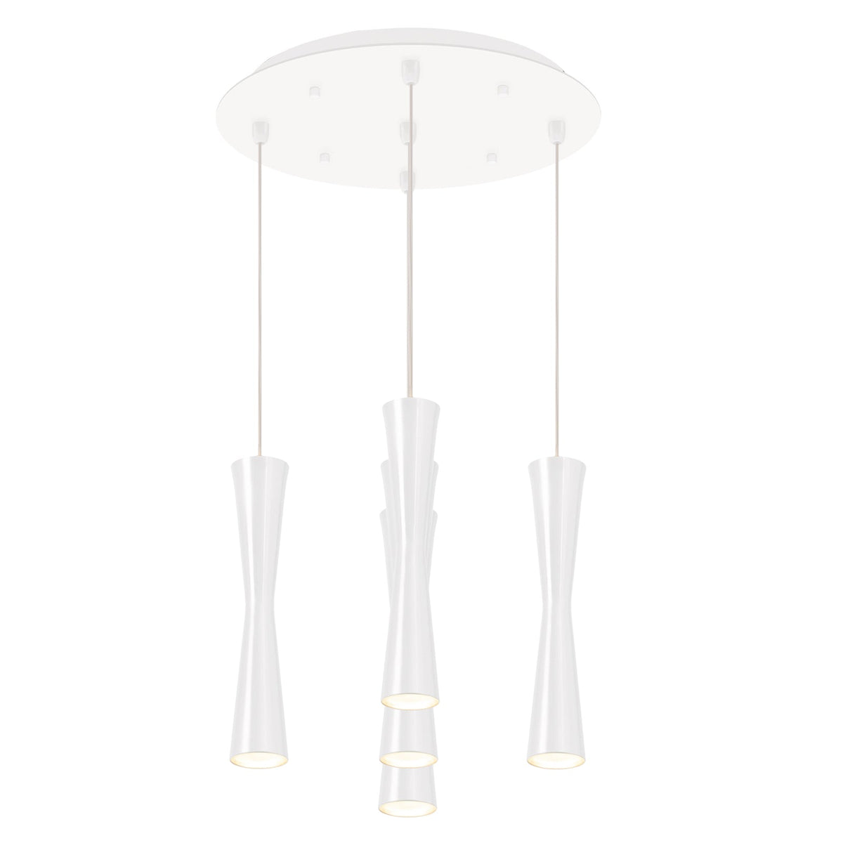 Kuzco Lighting MP42502BK-05 Robson LED Multi Pendant in Black