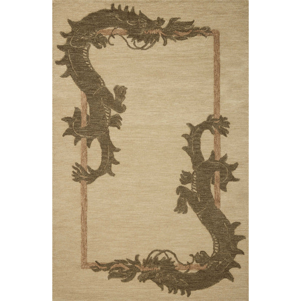 Romi RMI-01 Natural / Olive Area Rug