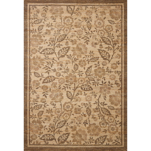 Tapis Rue RUE-03 Écorce / Moka
