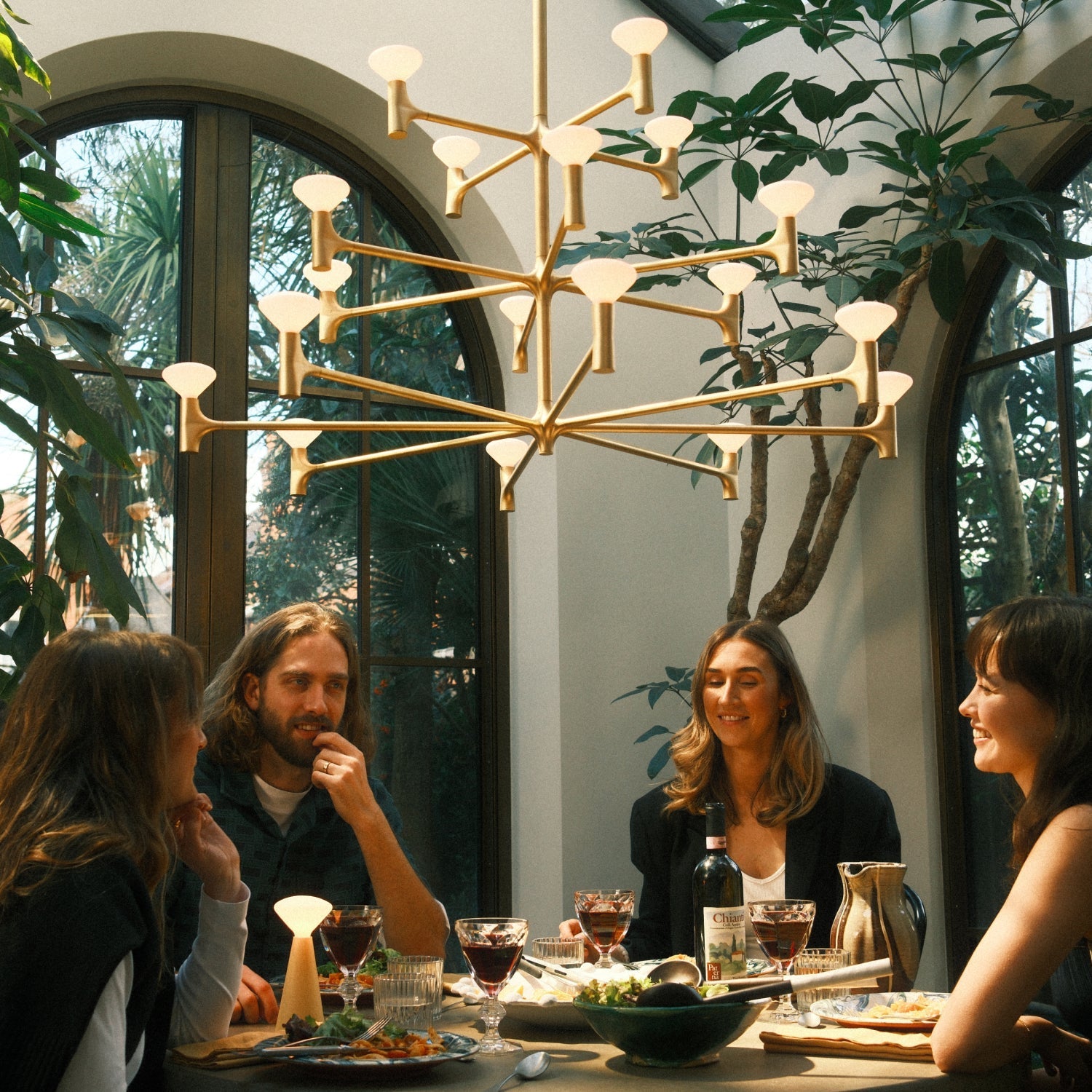 Tala Root Three-Tier Chandelier lifestyle