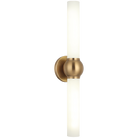 Applique murale LED Pierce de Matteo Lighting S00612AG en laiton doré vieilli