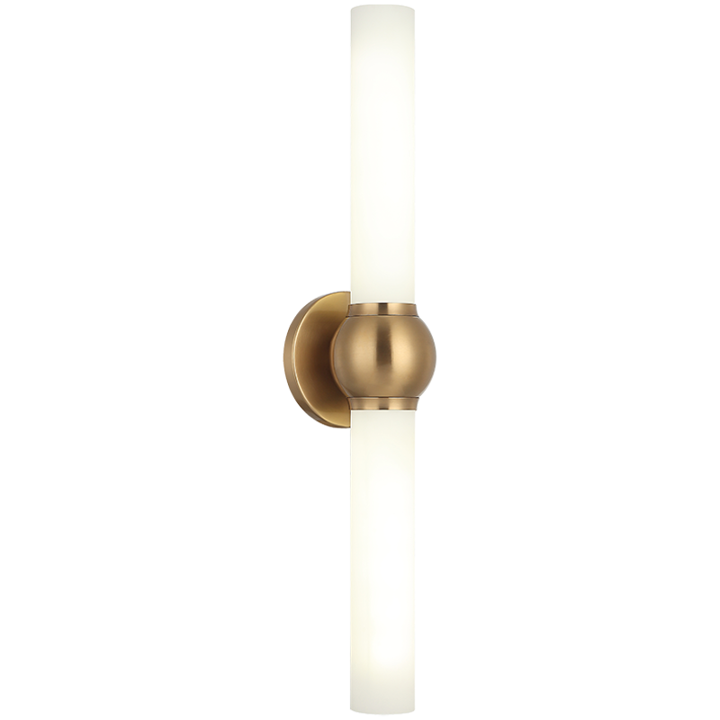 Applique murale LED Pierce de Matteo Lighting S00612AG en laiton doré vieilli