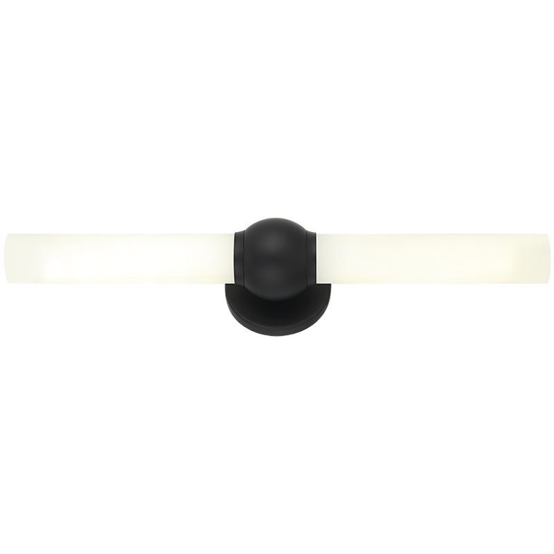 Matteo Lighting S00612MB Pierce LED Applique murale en noir mat