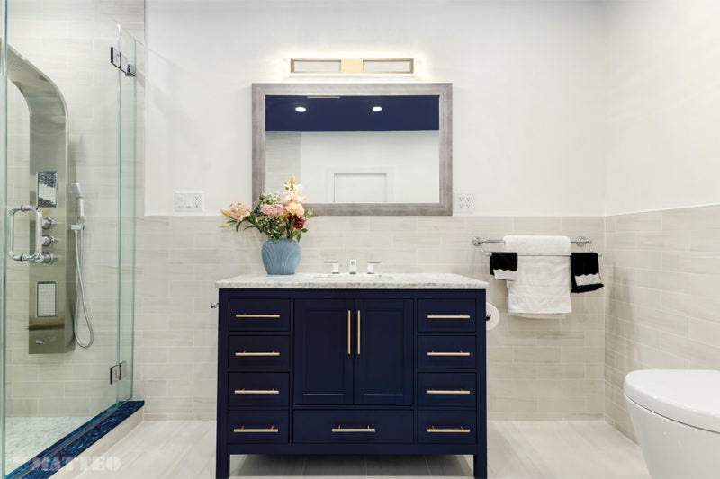 Matteo Lighting S02530AG Valance LED Vanity in Aged Gold Brass