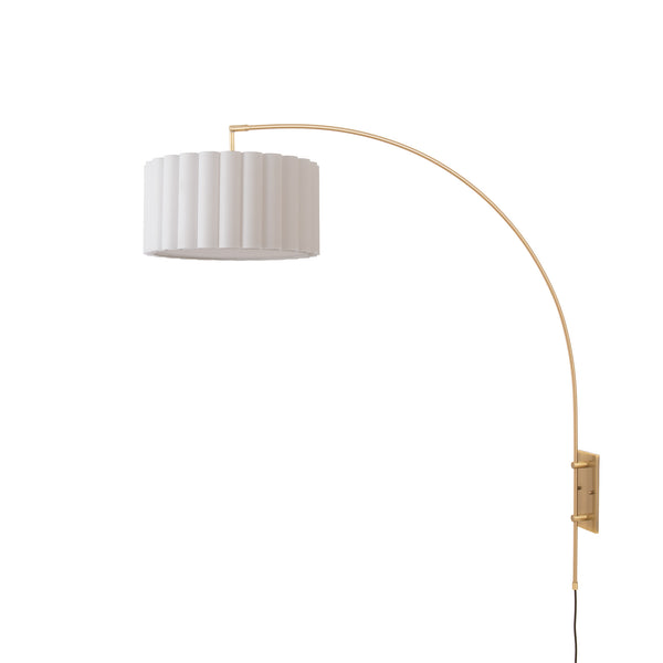 Scallop Wall Mounted Arc Lamp
