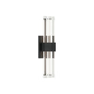 Matteo Lighting S06918MB Krustallos LED Vanity in Matte Black