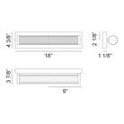 Matteo Lighting S08318BN Athena LED Vanity in Brushed Nickel