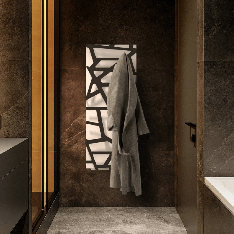 Sèche-serviettes P&Bhusri S08-M-PWH-N S08 en porcelaine blanche